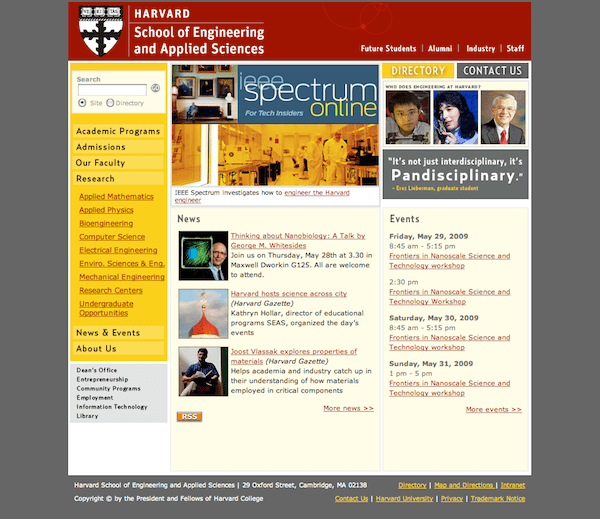 Harvard School of Engineering and Applied Sciences