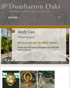 Screenshot of doaks.org on phone