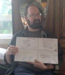 Cris Ewing shows a mockup of the new registration process