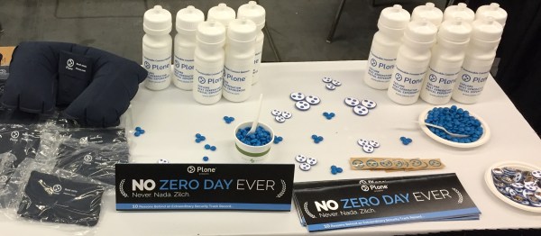 Plone booth at Pycon