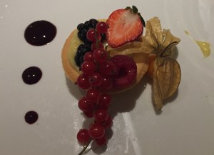 A typical dessert at the Hotel Mediterraneo
